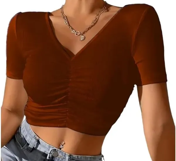 Brown_Premium_Top_For_Women