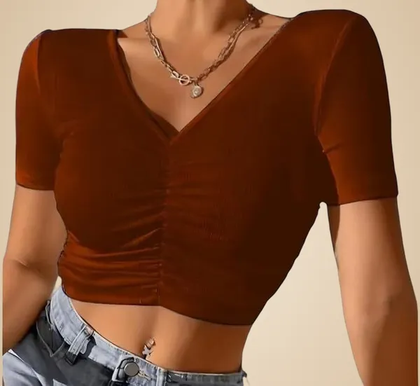 Brown_Premium_Top_For_Women