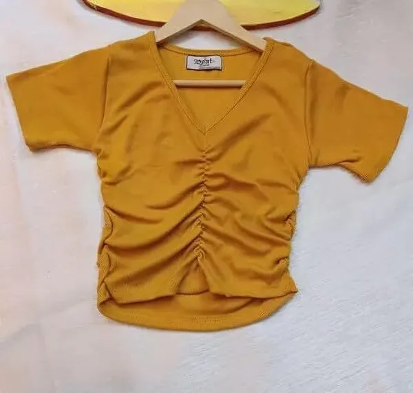 Yellow_Premium_Top_For_Women