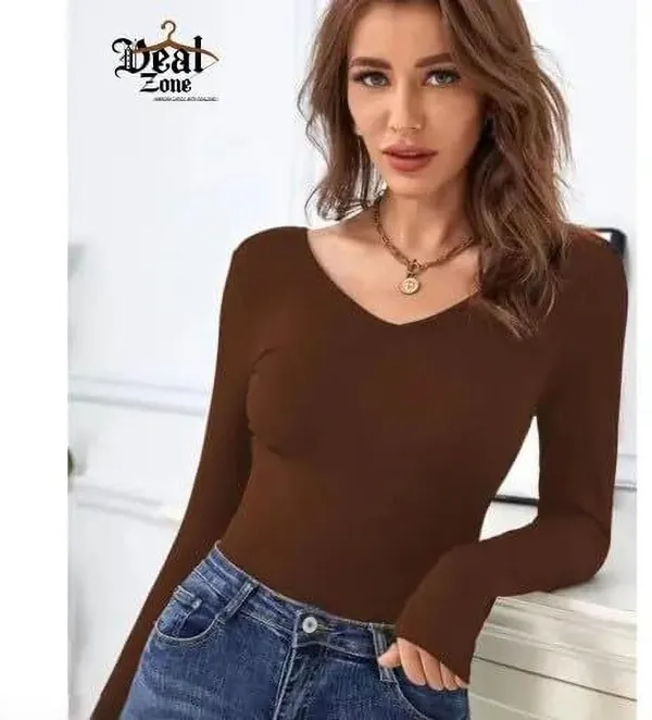 Brown_Premium_Top_For_Women