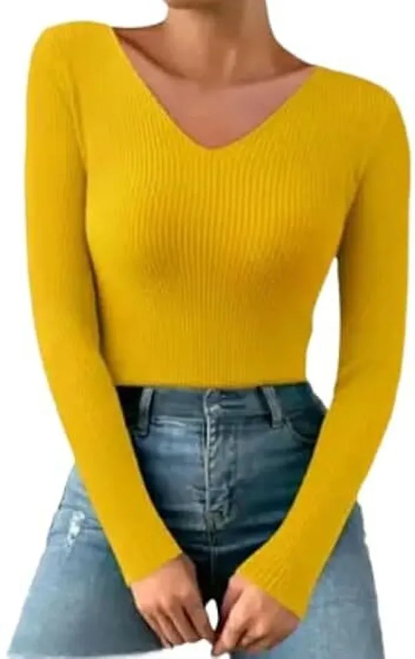 Yellow_Premium_Top_For_Women