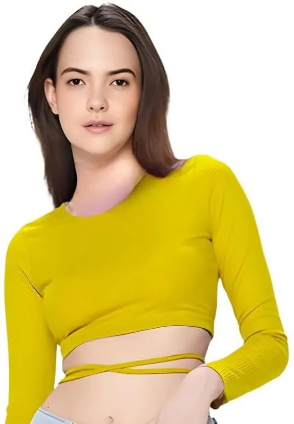 Yellow_Premium_Top_For_Women