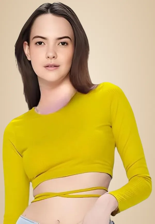 Yellow_Premium_Top_For_Women