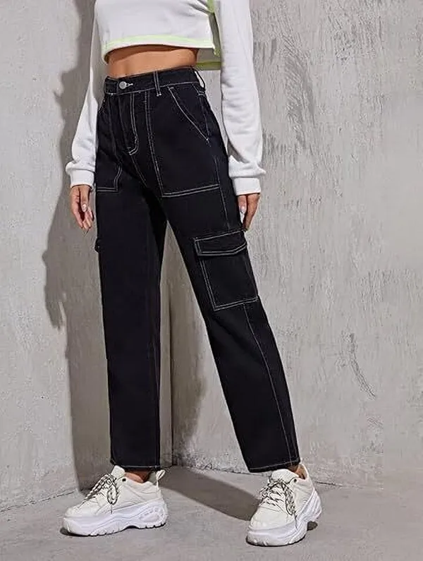 Black_Premium_Cargo_For_Women
