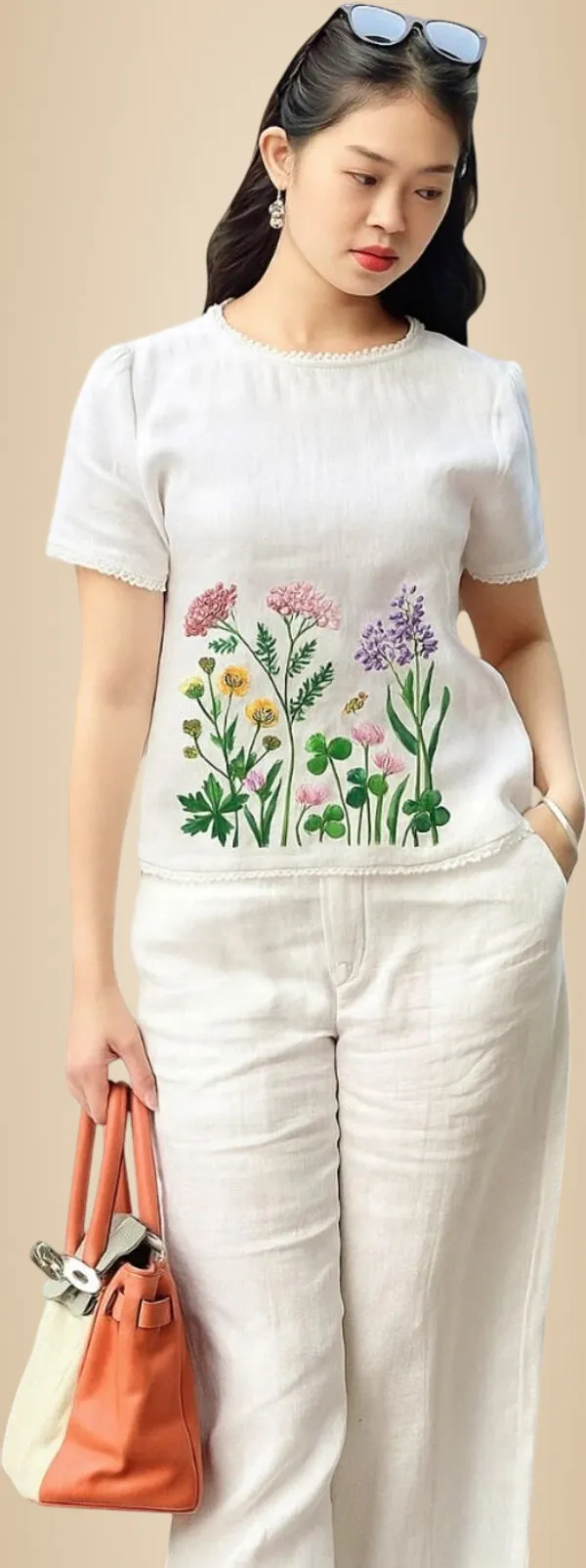 White_Premium_Apparel_Set_For_Women