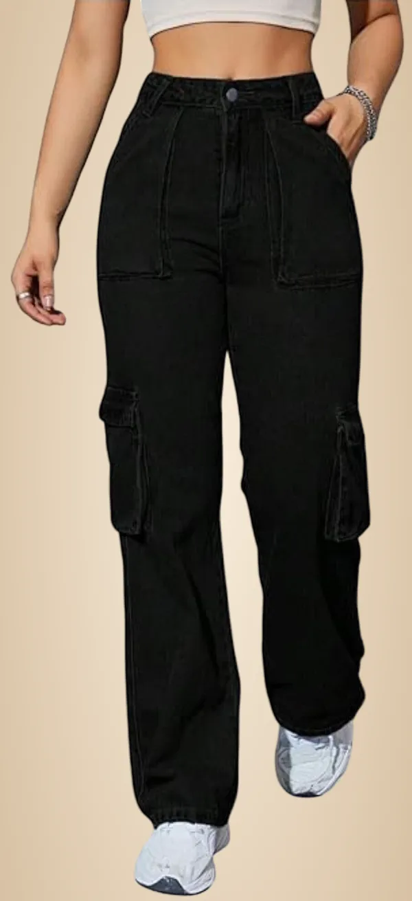 Black_Premium_Cargo_For_Women