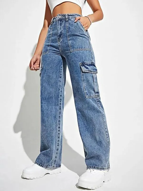 Blue_Premium_Cargo_For_Women