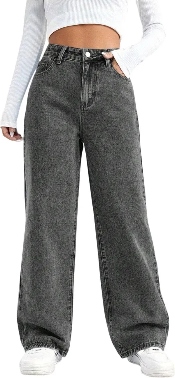 Grey_Premium_Jeans_For_Women
