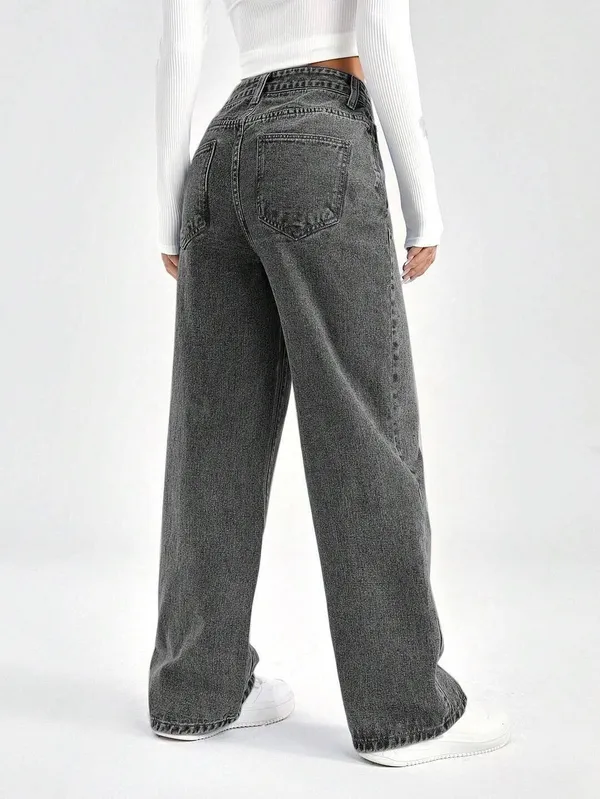 Grey_Premium_Jeans_For_Women