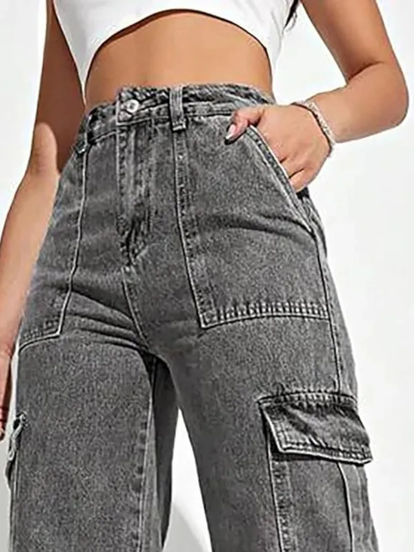 Grey_Premium_Cargo_For_Women