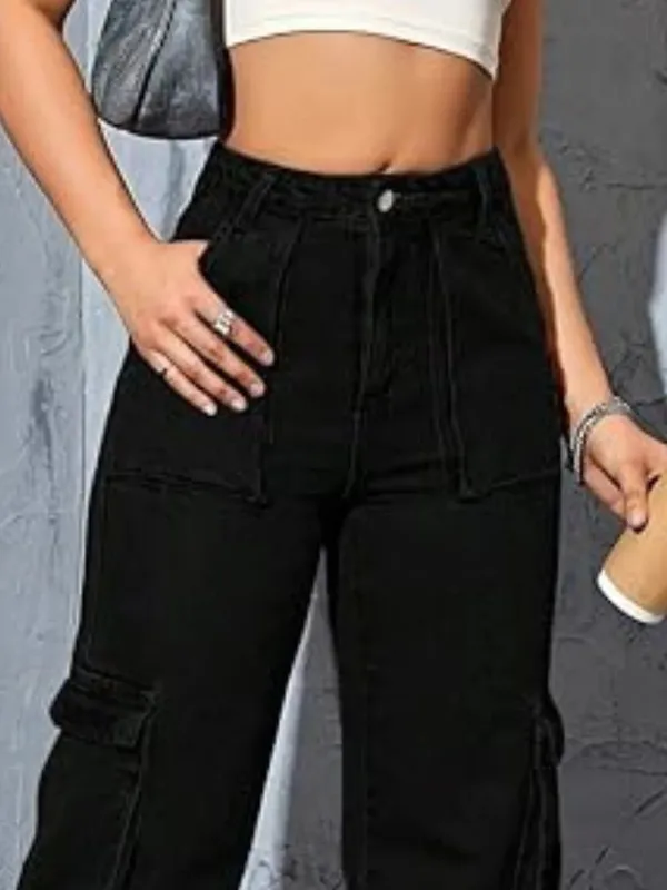 Black_Premium_Cargo_For_Women