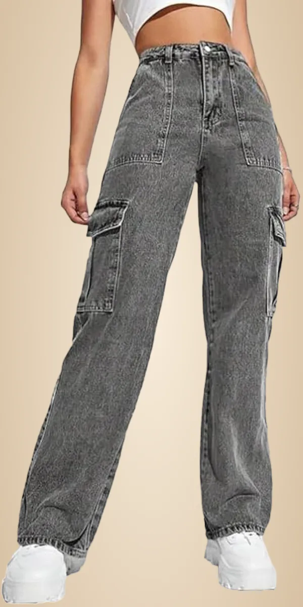 Grey_Premium_Cargo_For_Women