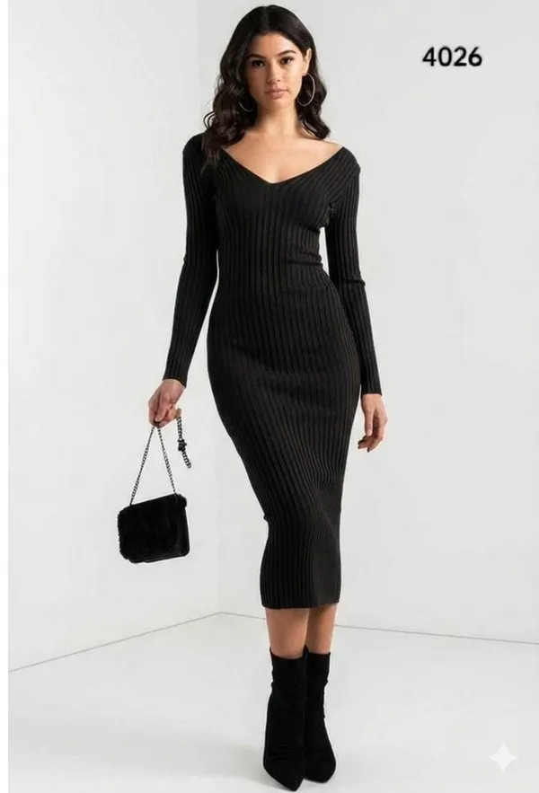Black_Premium_Quality_V_Neck_Bold_For_Women