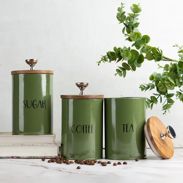 Neastroma_Olive_Green_Kitchen_Canister_Set_of_3_|_Storage_Jars