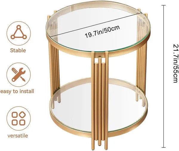 Round_Side_Table_2_Tier_Luxury_Gold_End_Table_Clear_Tempered_Glass_Side_Tables_For_Living_Room_