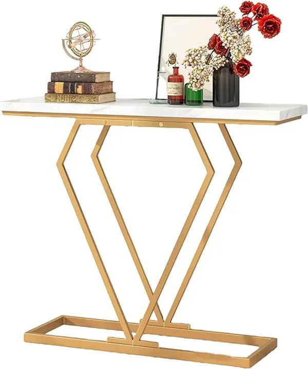 Diamond_Metal_Frame_Console_Table_for_Living_Room