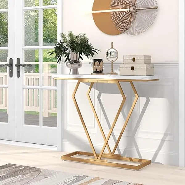 Diamond_Metal_Frame_Console_Table_for_Living_Room