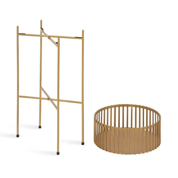 Gold_Metal_Elevated_Planter__Set_Of_Two
