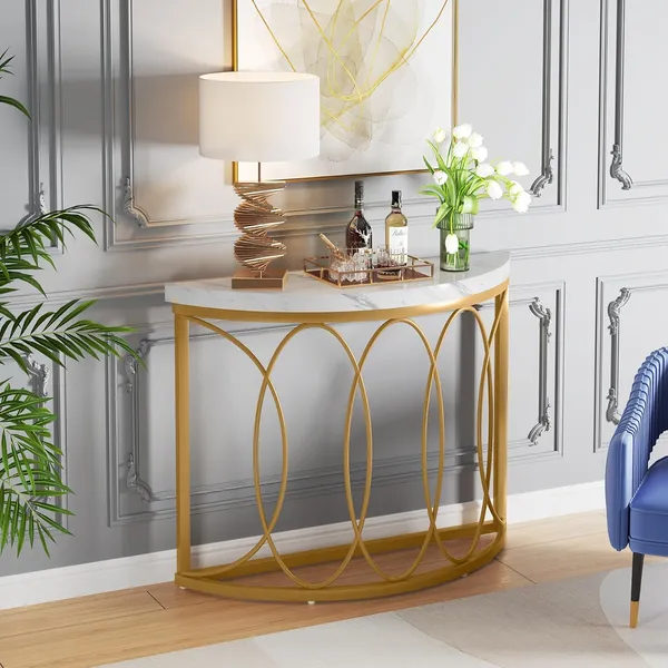 Half_Moon_Design_Console_Table_for_Living_Room