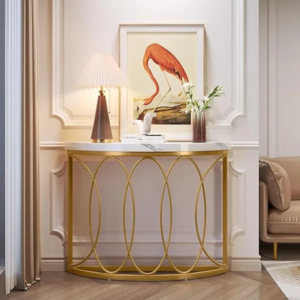 Half_Moon_Design_Console_Table_for_Living_Room