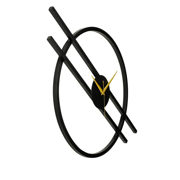 Black_Metal_Wall_Clock_For_Home_Decor