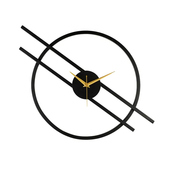 Black_Metal_Wall_Clock_For_Home_Decor