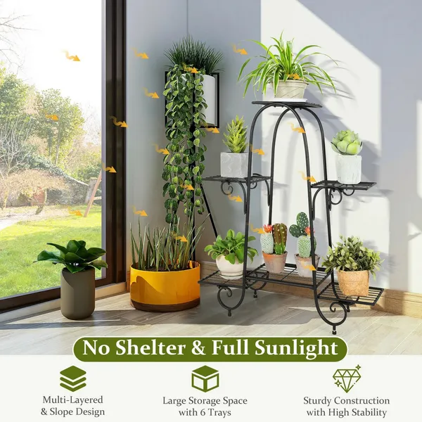 Metal_Weather_Resistant_Plant_Stand