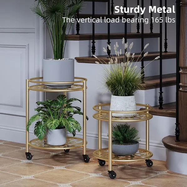 Gold_Metal_Planter_Stand_For_Home_Decor