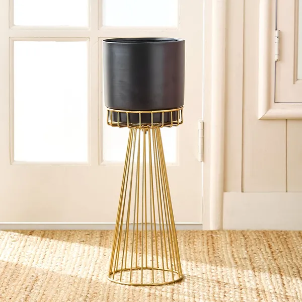 Gold_Metal_Planter_Stand_For_Home_Decor_(Pack_of_2)