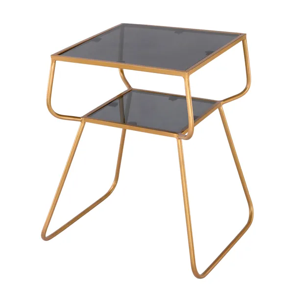 Nestroma_Luxury_Black_Metallic_Tiered_End_Table