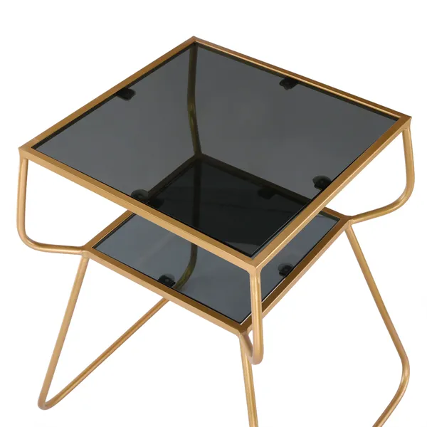 Nestroma_Luxury_Black_Metallic_Tiered_End_Table