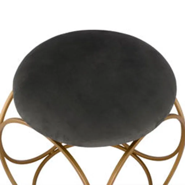 Grey_Velvet_Ring_Stool_with_Metallic_Base_|_Luxury_Accent_Stool_