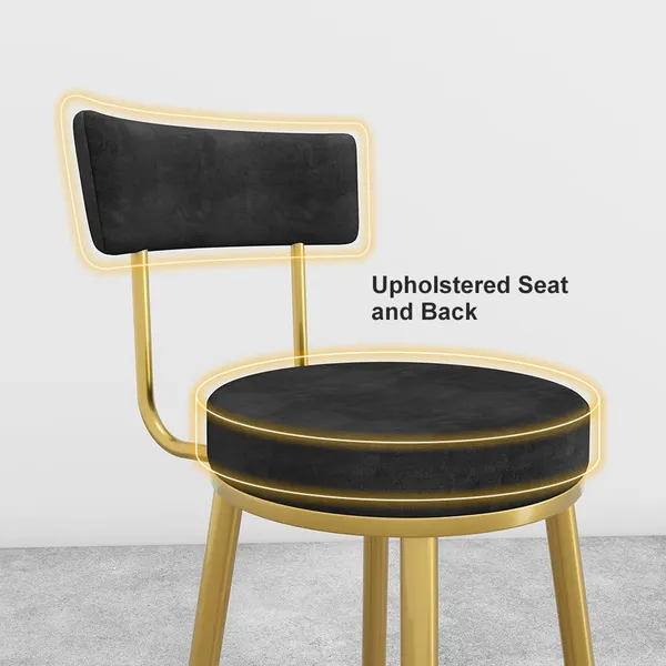 Affordable_Luxury_Modern_Velvet_Bar_Stools_With_Upholstery_Black_Set_of_2