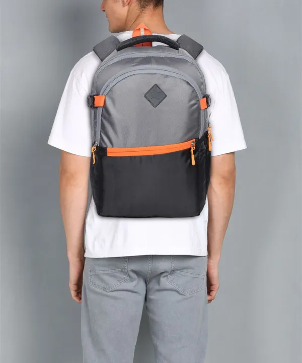 Grey_And_Black_Pu_Backpack_For_Men_And_Women