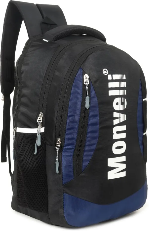 Black_And_Blue_Polyester_Backpack_For_Men_And_Women