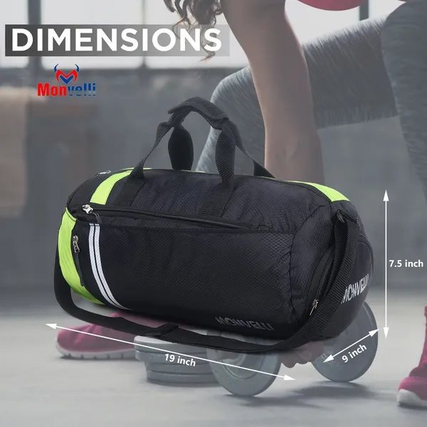 Black_And_Green_Polyester_Gym_Kit_Bag_For_Men_And_Women