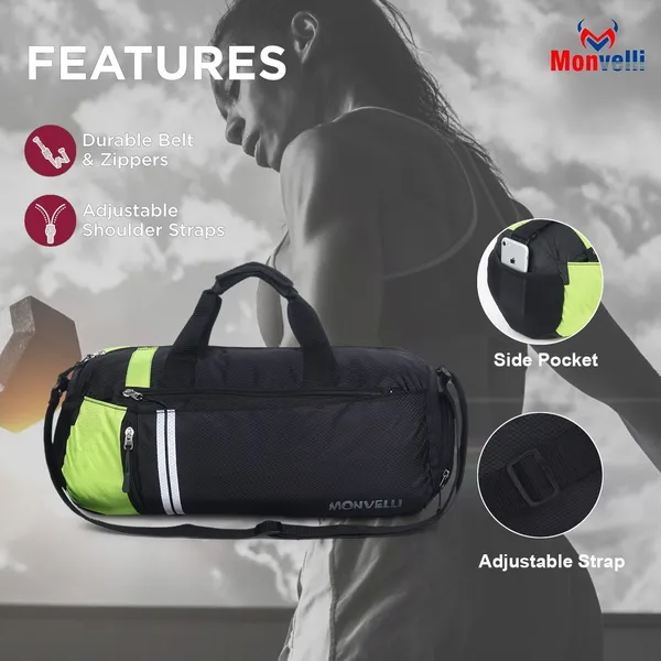Black_And_Green_Polyester_Gym_Kit_Bag_For_Men_And_Women