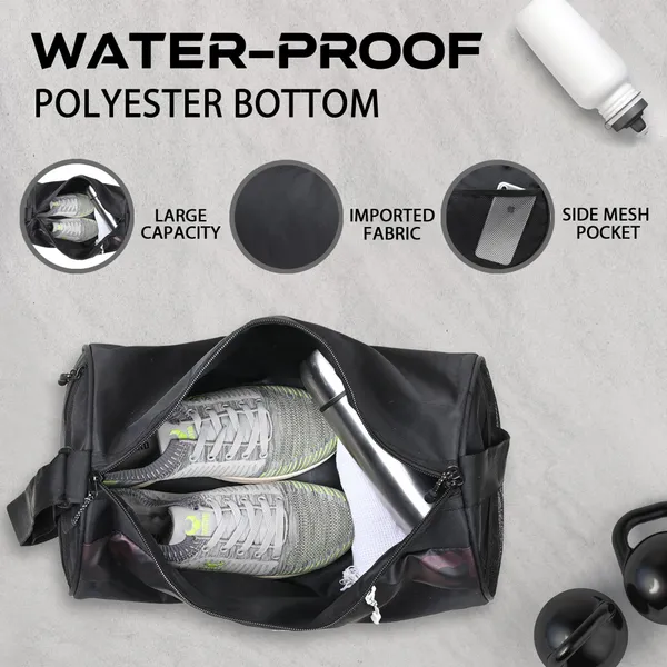 Black_And_White_Polyester_Gym_Kit_Bag_For_Men_And_Women
