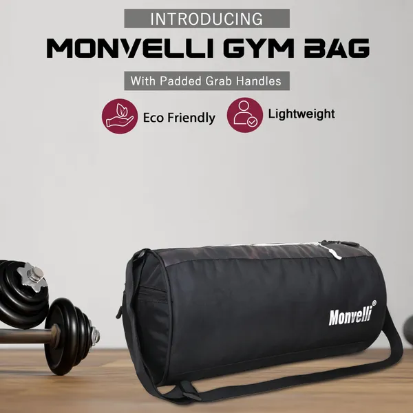 Black_And_White_Polyester_Gym_Kit_Bag_For_Men_And_Women