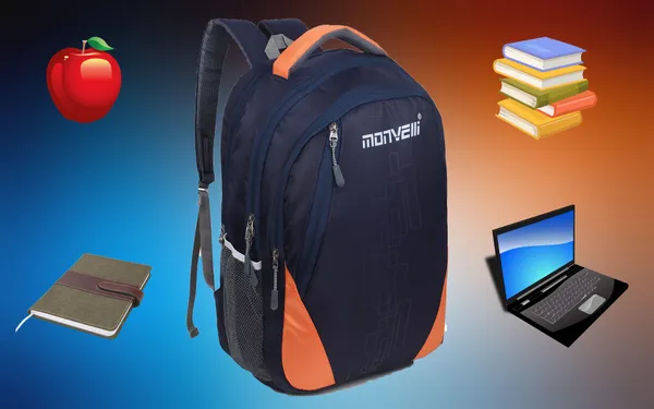 Navy_Blue_And_Orange_Polyester_Backpack_For_Men_And_Women