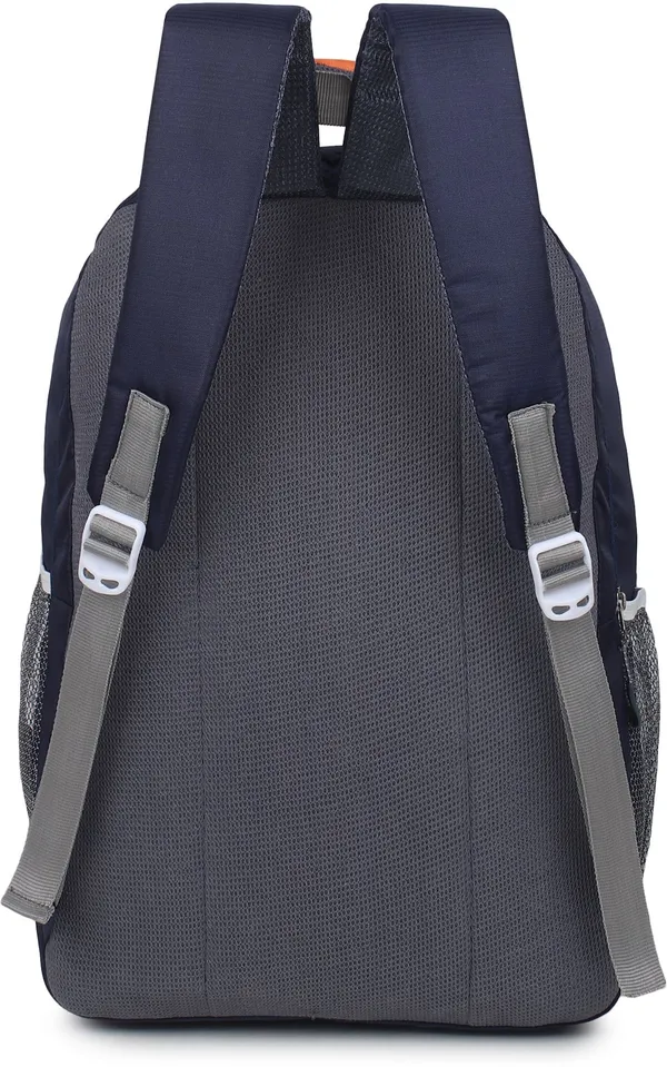 Navy_Blue_And_Orange_Polyester_Backpack_For_Men_And_Women