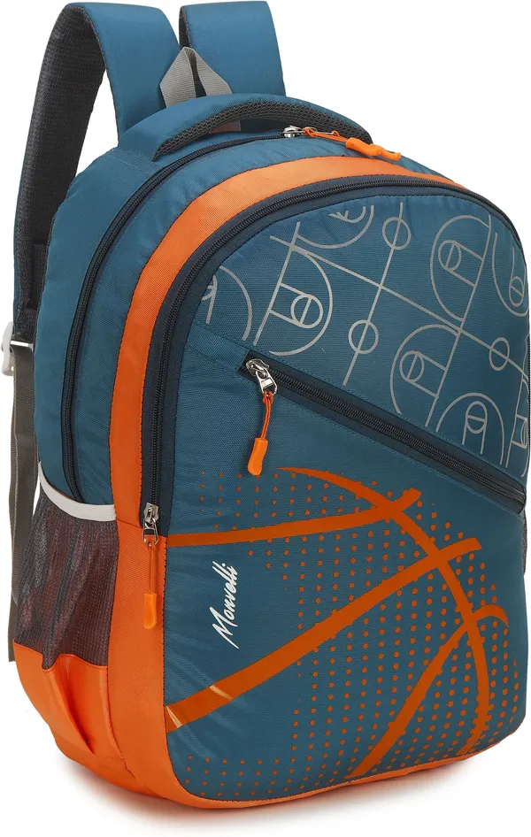 Blue_And_Orange_Pu_Backpack_For_Men_And_Women