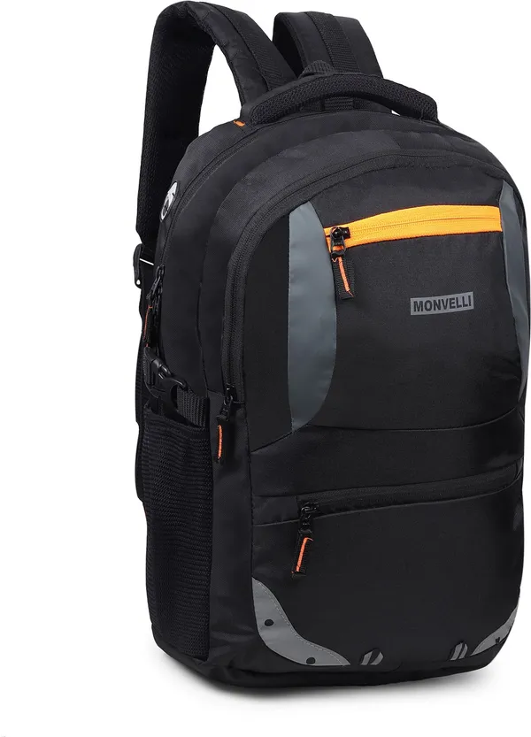 Black_Polyester_Laptop_Backpack_For_Men_And_Women