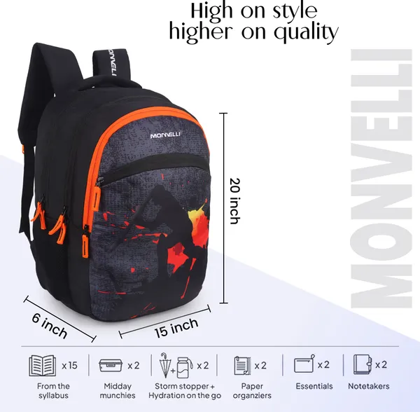 Black_Polyester_Backpack_For_Men_And_Women
