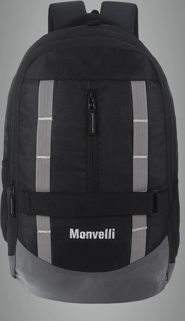 Black_And_Grey_Polyester_Backpack_For_Men_And_Women