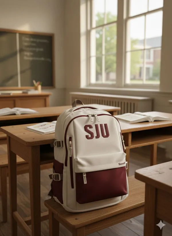 Red_And_White_Polyester_Backpack_For_Men_And_Women