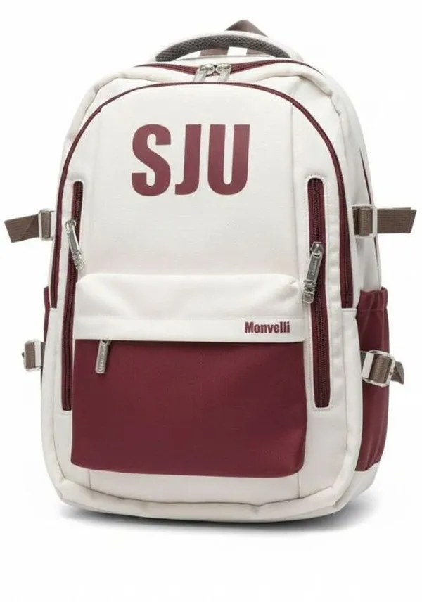 Red_And_White_Polyester_Backpack_For_Men_And_Women