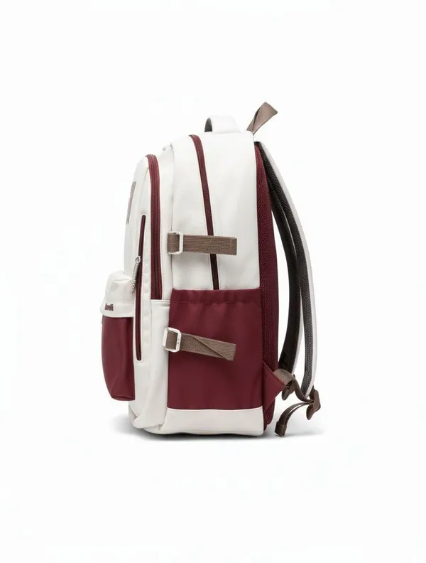 Red_And_White_Polyester_Backpack_For_Men_And_Women