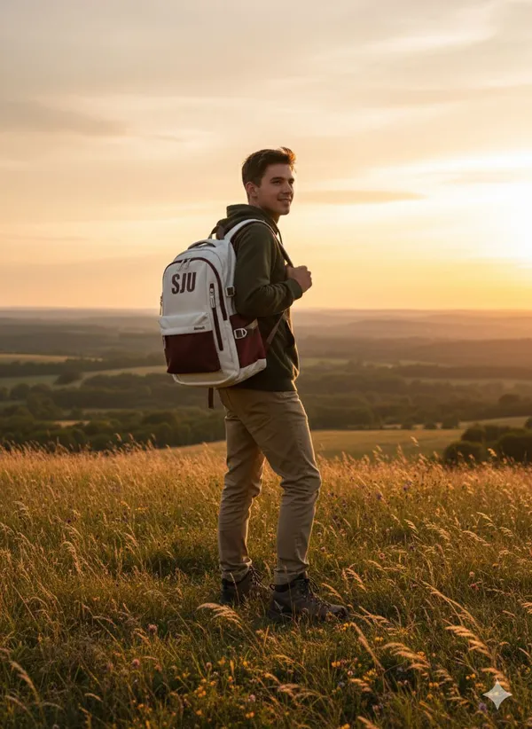 Red_And_White_Polyester_Backpack_For_Men_And_Women