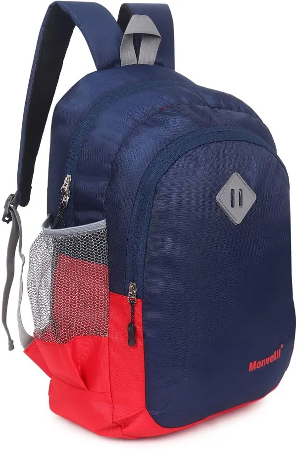 Blue_And_Red_Pu_Backpack_For_Men_And_Women
